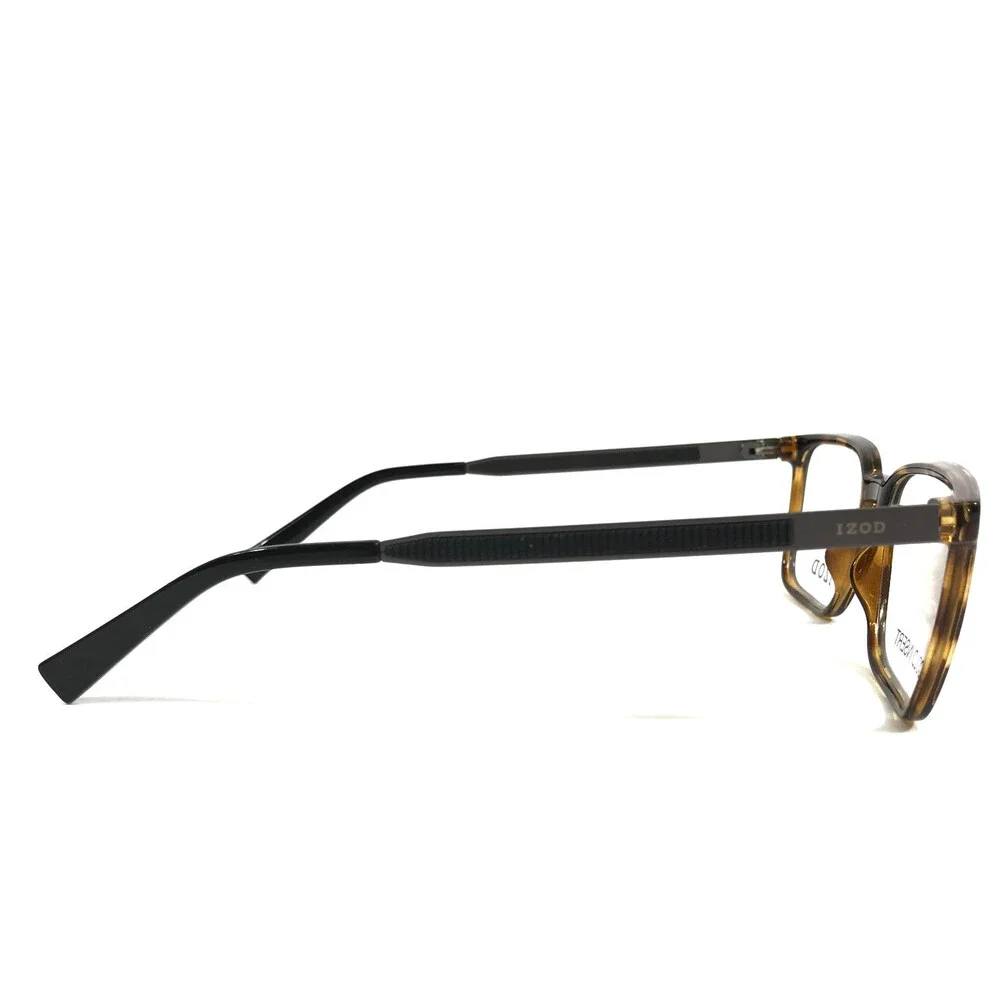 IZOD Eyeglasses Frames IZ2126 Tortoise Black Gray Rectangle Full Rim 54-17-145